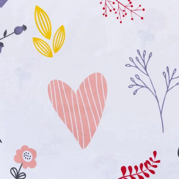 Постельное белье "Этель" 1.5 сп Flower garden 143*215 см, 150*214 см, 70*70 см -2 шт