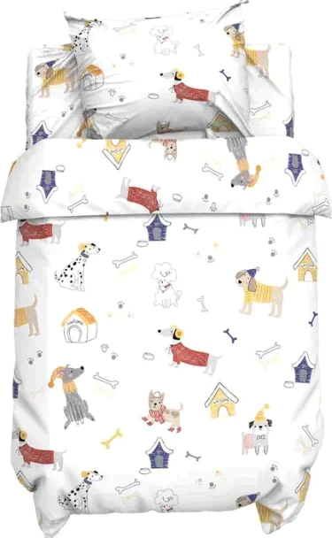 Постельное бельё детское Крошка Я "My doggy", 112х147 см, 60х120+20 см, 40х60 см