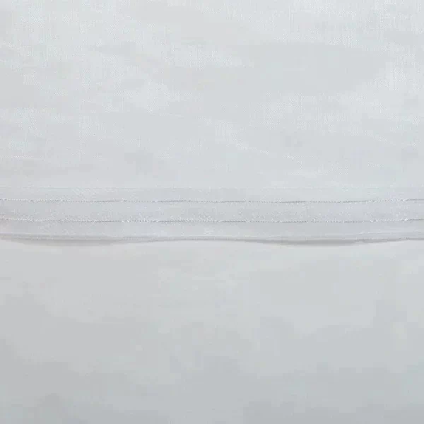 Штора тюль 145х260 см, органза, белый, на шторной ленте, 100% полиэстер
