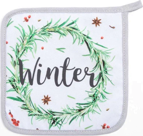 Набор кухонный Доляна Winter: подставка, прихватка