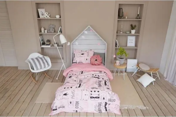 Постельное белье "Этель" 1.5 сп Little crown 143*215 см, 150*214 см, 50*70 см -1 шт,100% хл, бязь