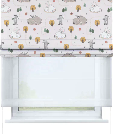 Римская штора «Кортин» день-ночь «Сладкие сны»