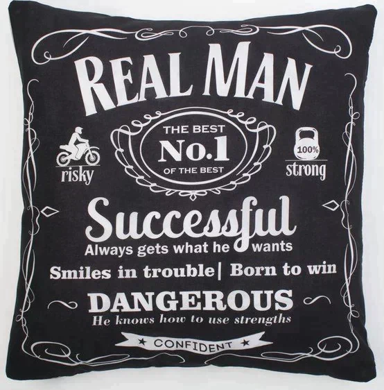 Постельное бельё "Этель" 1.5 сп Real Man 143х215 см,150х214 см, 50х70+3 - 2 шт