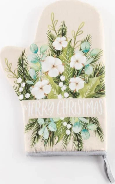 Варежка-прихватка Beautiful Сhristmas 20х28см, саржа, 100% х/л, ватин 250г/м2