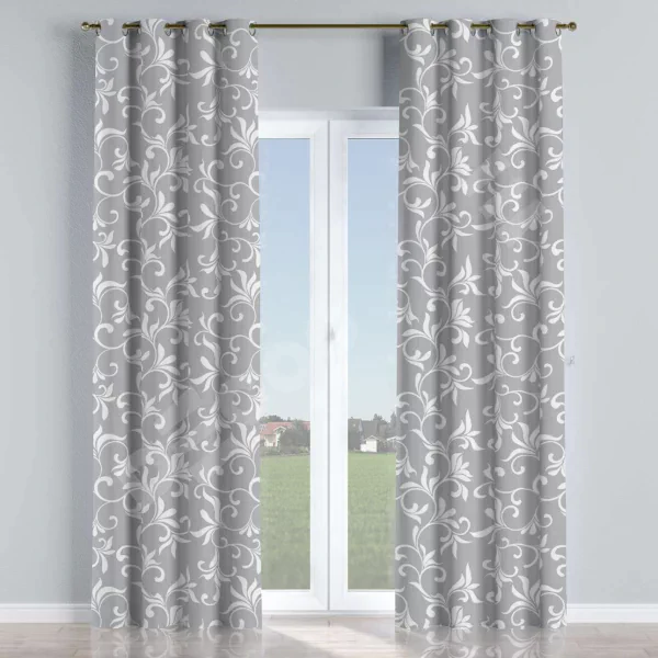 Комплект штор на люверсах «Романтический узор»