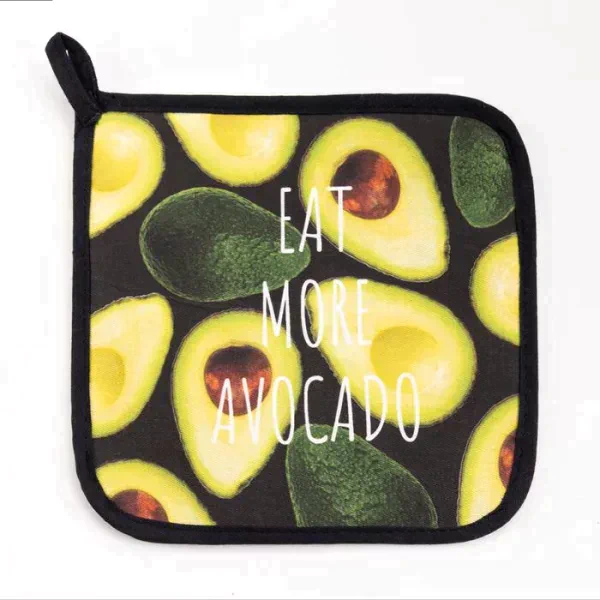 Прихватка "Avocado" 19х19 саржа,100% х/л,ватин 250г/м2