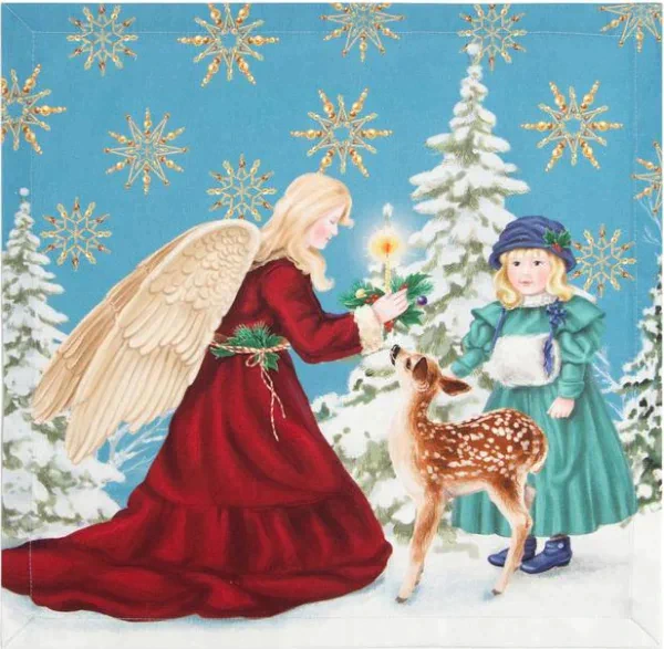 Новогодний набор салфеток Этель Christmas time, 40х40см 4 шт