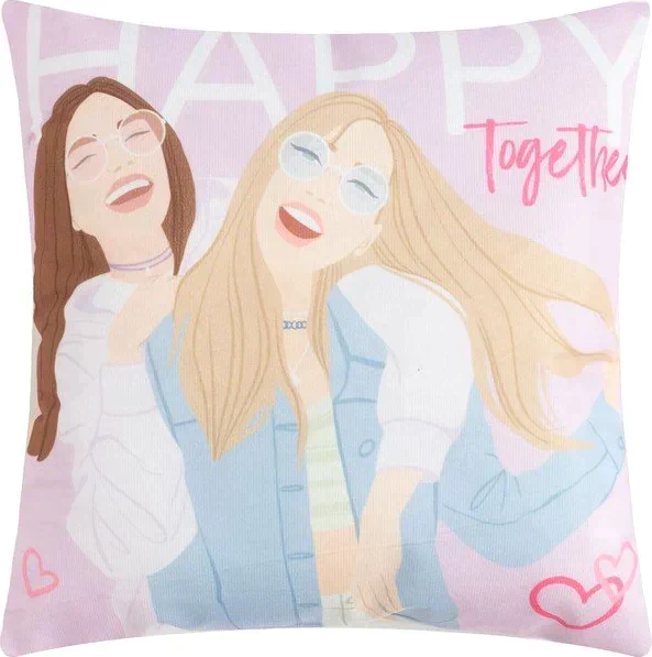 Подарочный набор "Happy together" подушка-секрет, 40х40 см и аксессуары