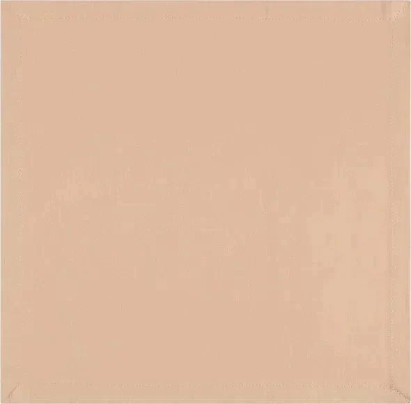 Набор салфеток с декорат. кольцами "Beige pleasure" 40х40 см - 4 шт, 100% хл, саржа 190гр/м2