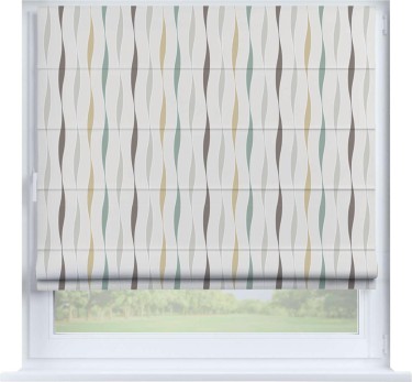 Римская штора «Кортин» на створку «Дельта»