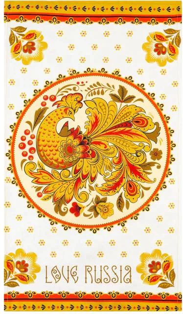 Полотенце "Этель" Russian style (вид1) 40х73 см, 100% хл, саржа 190 гр/м2