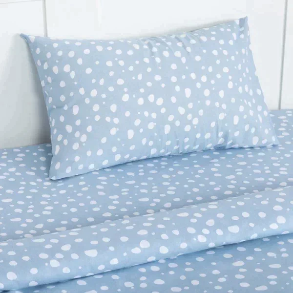 Постельное белье "Этель" 1,5 сп Soft blue 143х215 см, 150х214 см, 50х70 см -1 шт, 100% хл, бязь