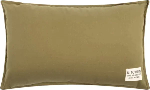 Подушка декоративная Этель, 30х50+1 см, зеленый, 100% хлопок