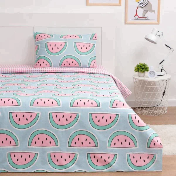Постельное белье 1.5 сп "LoveLife" Арбузики, 143х215 см,150х214 см,50х70 см-1 шт. сатин