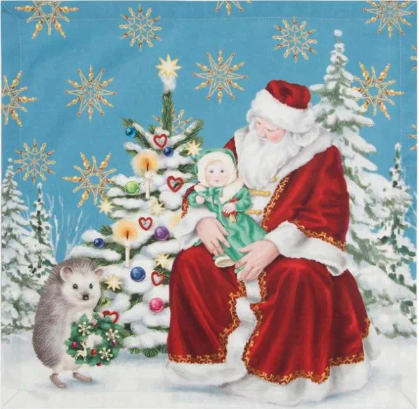 Новогодний набор салфеток Этель Christmas time, 40х40см 4 шт