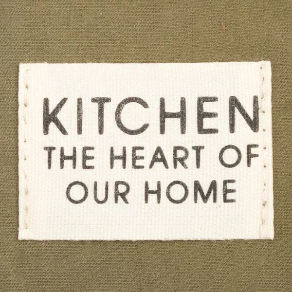 Набор кух. Этель Kitchen, цв. зелёный, варежка-прихватка 18х29 см, прихватка 19х19 см