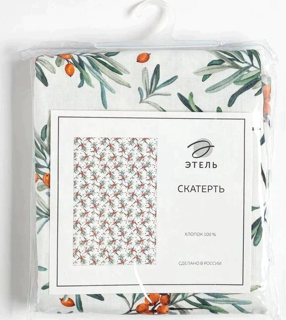 Скатерть "Этель" Berry garden 149х220 см, 100% хл, репс 210 г/м2