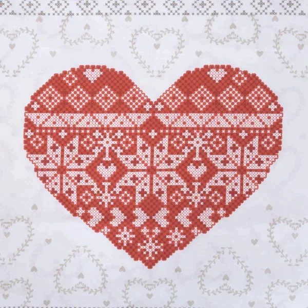 Постельное бельё "Этель" 2 сп Heart 175*215 см, 200*220 см, 70*70 см -2 шт, 100% хл, бязь