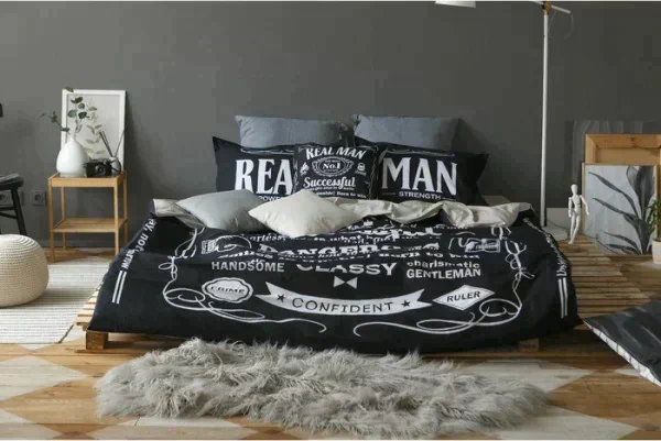Постельное бельё "Этель" 1.5 сп Real Man 143х215 см,150х214 см, 50х70+3 - 2 шт