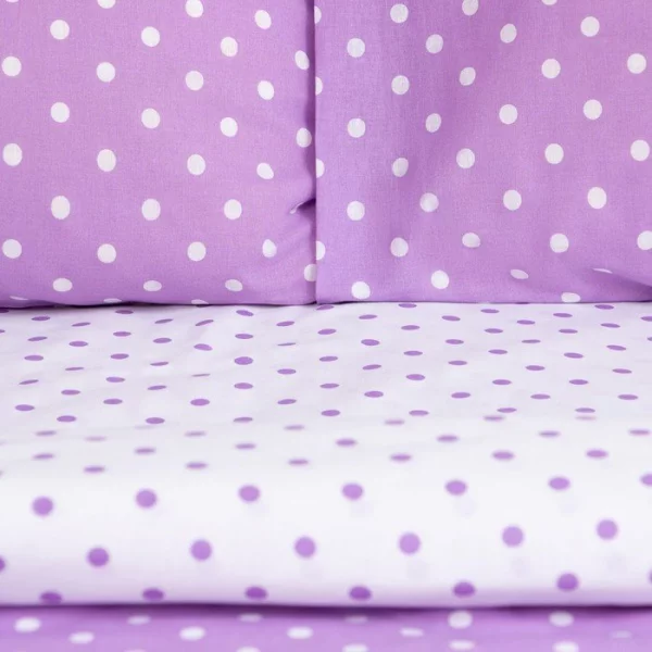Постельное бельё «Этель» 1, 5 сп. Purple style 143х215, 150х214, 50х70-2 шт, поплин, 125г/м2