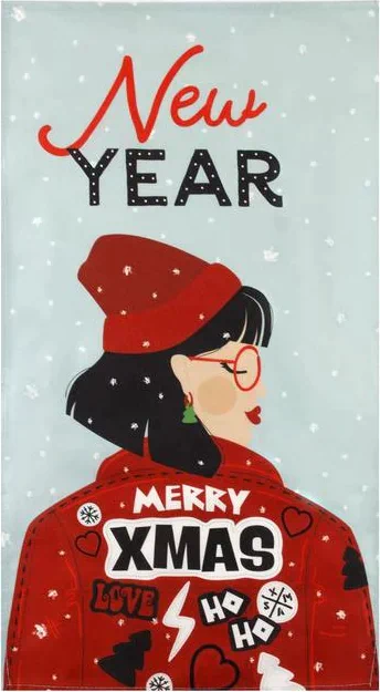 Полотенце "Этель" New year 40х73 см, 100% хл, саржа 190 гр/м2