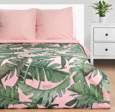Постельное бельё Этель 2 сп Tropical 175х215 см, 200х220 см, 70х70 см - 2 шт