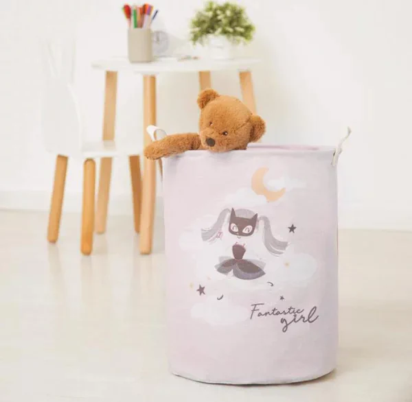 Корзинка текстильная Этель "Fantastic girl" 34х43 см