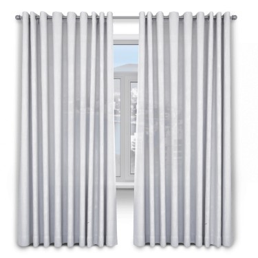 Шторы ткань лён белый