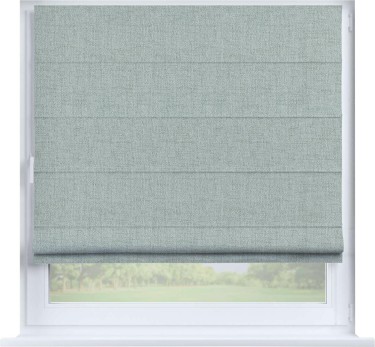 Римская штора «Кортин» на створку, ткань рогожка димаут, серый