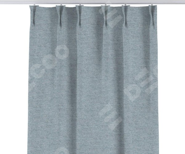 Комплект штор на тесьме «Кустик», стиф димаут светло-серый
