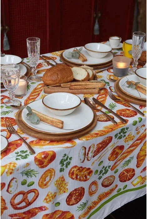 Скатерть "Доляна" Bread 110х144 см, 100% хлопок, 164 г/м2
