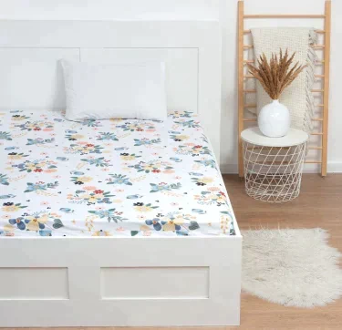 Простыня на резинке LoveLife 140х200х25см, 100% хлопок, сатин, 125г/м²