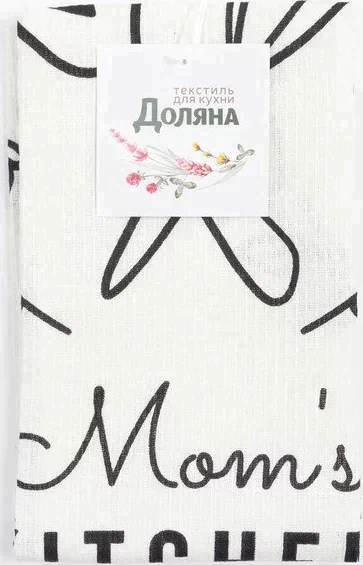 Полотенце "Доляна" Mom's kitchen 35х60 см, 100% хл, вафля 160 г/м2