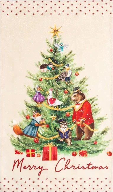 Полотенце "Этель" Noble Christmas 40х73см, 100% хл, саржа 190 гр/м2