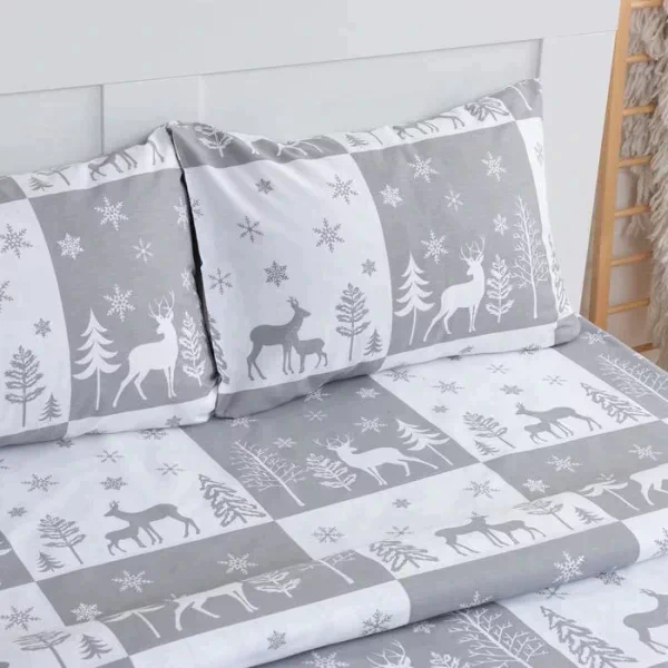 Постельное белье LoveLife 1,5сп " New year forest" 143*215см,150*225см,50*70см-2шт