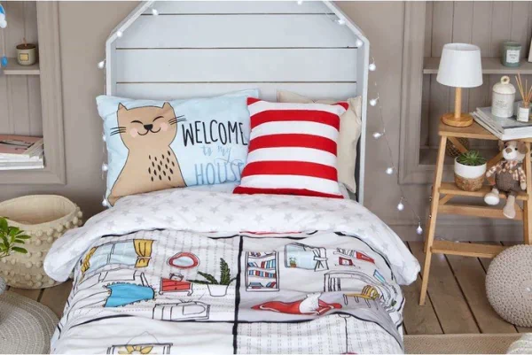 Постельное бельё «Этель» 1.5 сп My sweet home 143*215 см, 150*214 см, 50*70 см -1 шт,100% хл, бязь