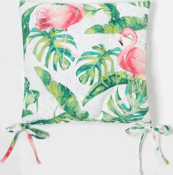 Сидушка на стул "Доляна" Tropical kitchen 42х42х7см, МИКС,100% хл,164 г/м2