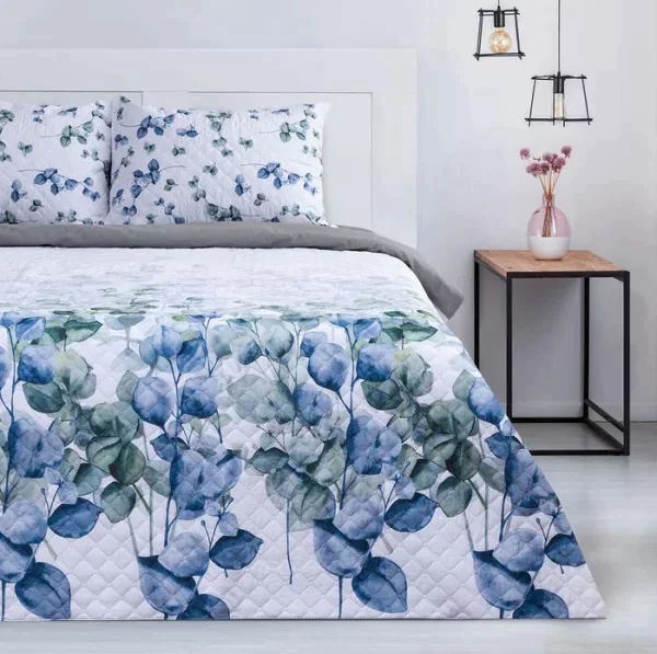 Комплект "Этель" Eucalyptus: покрывало 180х220  ±5 см и наволочки 50х70 - 2 шт, микрофибра