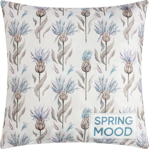 Наволочка Этель "Spring mood" 40х40 см, велюр, 100% п/э
