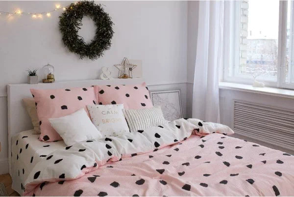 Постельное бельё "Этель" евро Pink storm 200*217 см, 240*220 см, 70*70 см - 2 шт