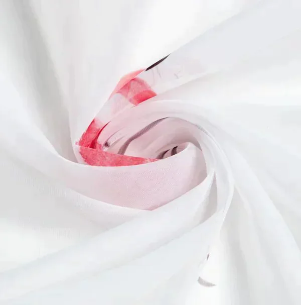 Комплект тюлей "Этель" Happy flamingo, 145*260 см-2 шт, вуаль