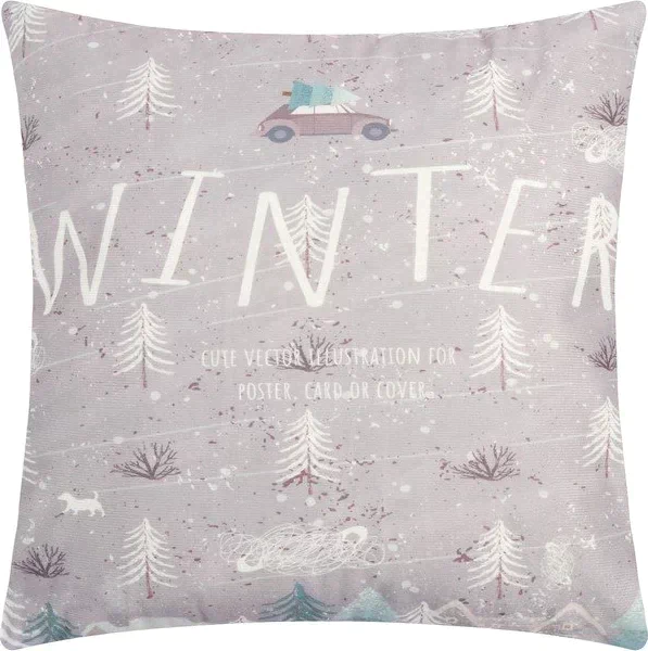 Наволочка Этель "Winter" 40 х 40 см, 100% п/э