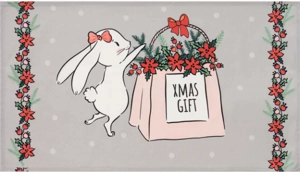 Набор в мешочке Этель Xmas gift: полотенце 40х73 см, формочки для запекания - 3 шт.
