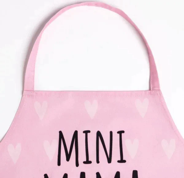 Фартук детский Этель "Mini mama", 46х60 см, 100% хлопок, саржа