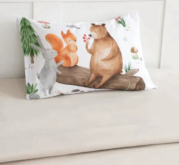 Постельное бельё "Этель" 1.5 сп Волшебный лес 143*215 см, 150*214 см, 50*70 см -1 шт,100% хл, бязь