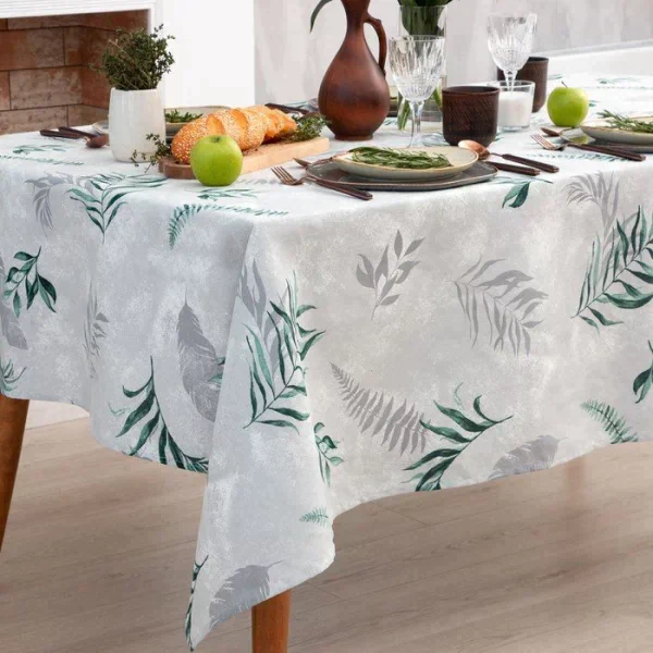 Скатерть "Доляна" Tropics 144х250см, 100% хлопок, 164 г/м2