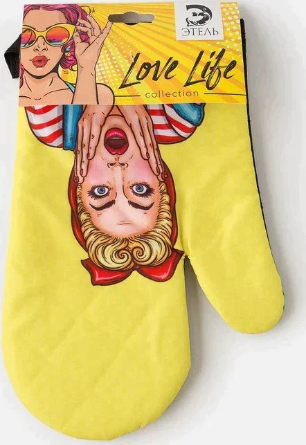 Варежка Этель Love Life "Яркая" 26*16 см, 100% п/э