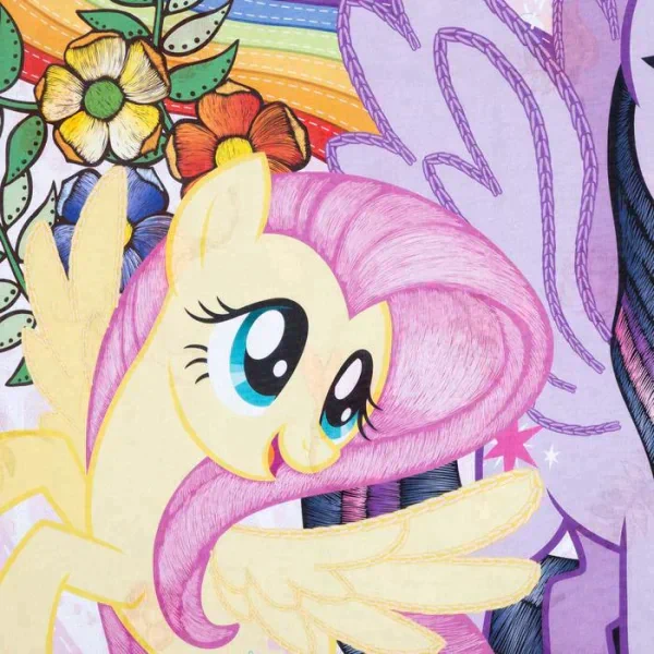 Постельное бельё 1,5 сп «Pony team» My Little Pony 143*215 см, 150*214 см, 50*70 см -1 шт