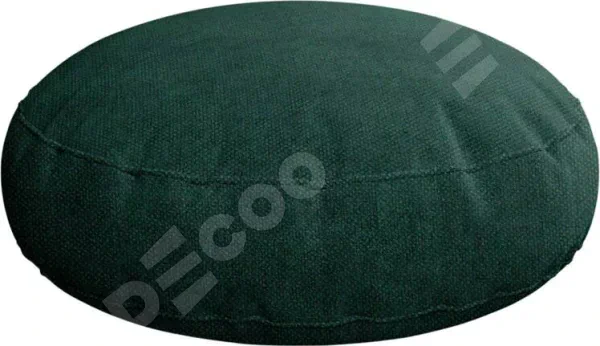 Подушка круглая Cortin cotton блэкаут изумруд