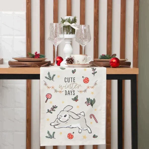Дорожка на стол Этель Cute day 40х146 см, 100% хл, саржа 190 г/м2